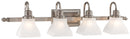 Minka-Lavery - 5584-84 - Four Light Bath - Mission Ridge Bath - Brushed Nickel