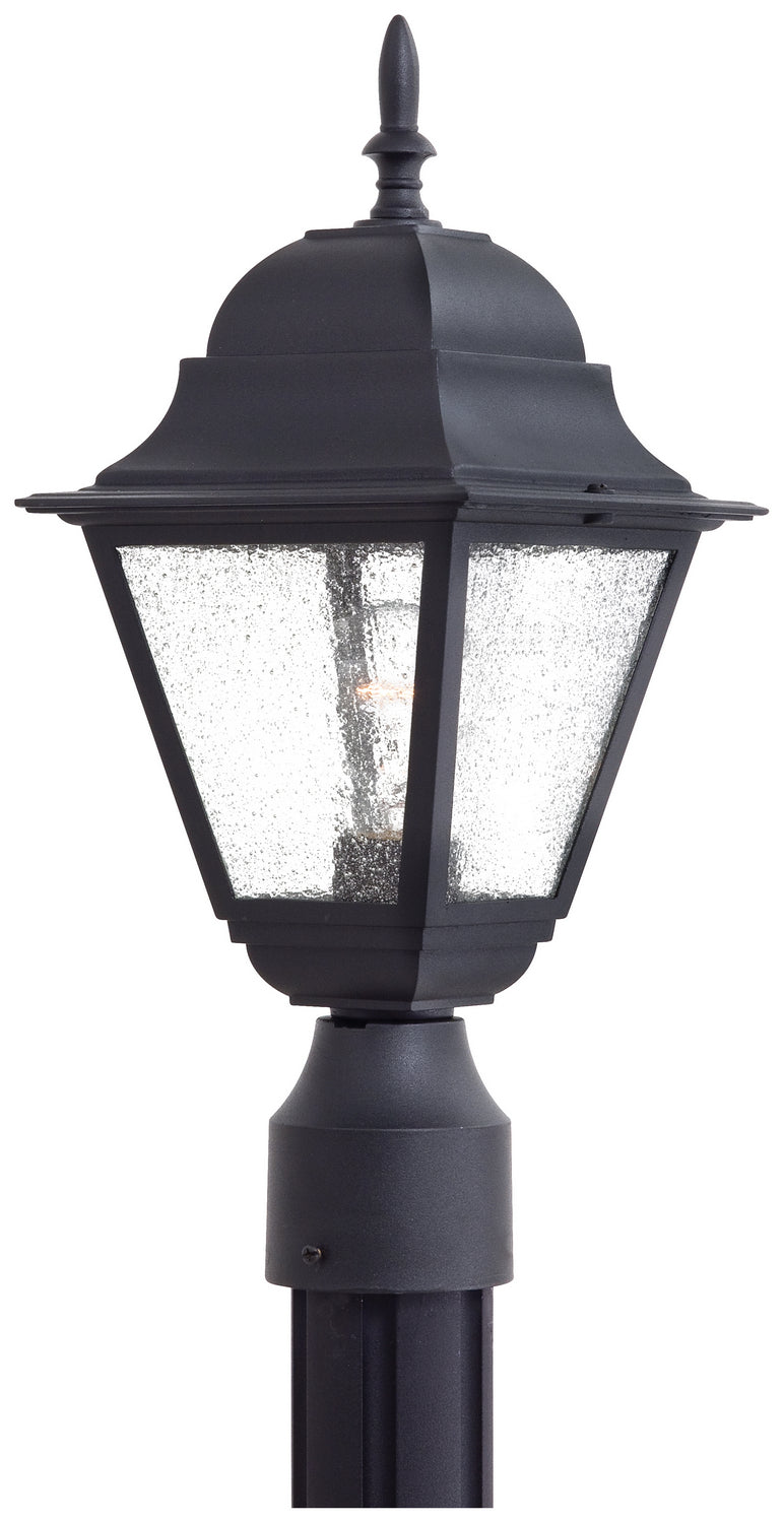 Minka-Lavery - 9066-66 - One Light Post Mount - Bay Hill - Black