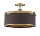 Metropolitan - N7344-790 - Four Light Semi Flush Mount - Splendour - Aged Antique Brass