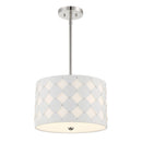 George Kovacs - P5339-613 - Three Light Pendant - Patchwork - Polished Nickel