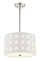 George Kovacs - P5339-613 - Three Light Pendant - Patchwork - Polished Nickel