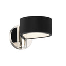 LED Wall Mount<br /><span style="color:#4AB0CE;">Entrega: 4-10 dias en USA</span><br /><span style="color:#4AB0CE;font-size:60%;">PREGUNTE POR ENTREGA EN PANAMA</span><br />Collection: Side Step<br />Finish: Polished Nickel And Coal