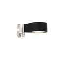 George Kovacs - P5341-572-L - LED Wall Mount - Side Step - Polished Nickel And Coal