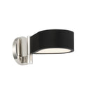 LED Wall Mount<br /><span style="color:#4AB0CE;">Entrega: 4-10 dias en USA</span><br /><span style="color:#4AB0CE;font-size:60%;">PREGUNTE POR ENTREGA EN PANAMA</span><br />Collection: Side Step<br />Finish: Polished Nickel And Coal