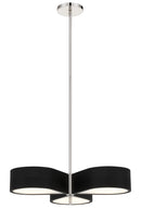 George Kovacs - P5345-572-L - LED Pendant - Side Step - Polished Nickel And Coal