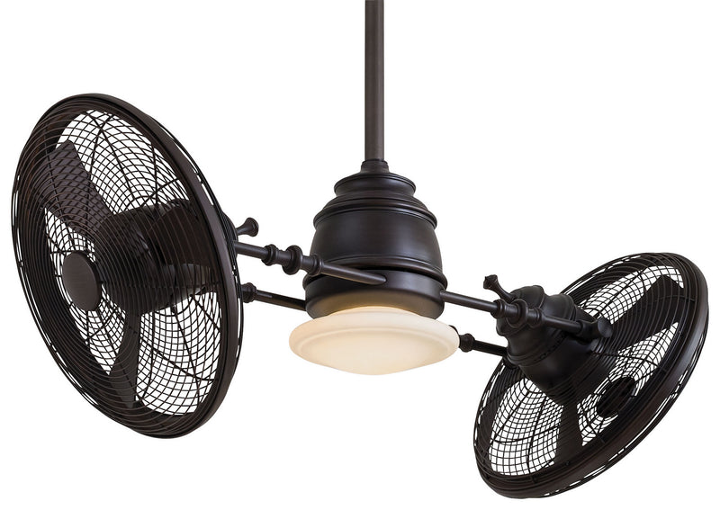 Minka Aire - F802L-KA - 42"Performance Fan - Vintage Gryo Led - Kocoa