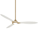 Minka Aire - F868L-SBR/WHF - 60"Ceiling Fan - Sleek - Soft Brass