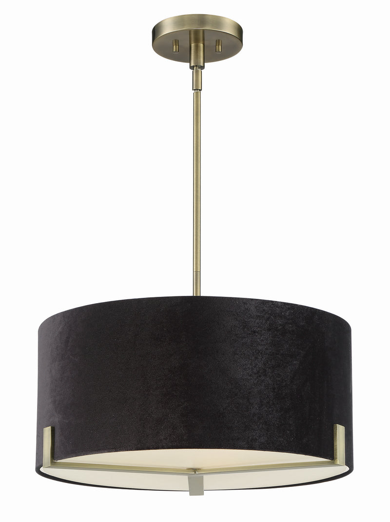 Minka-Lavery - 2153-724 - Three Light Pendant - Westboro Boulevard - Weathered Antique Brass