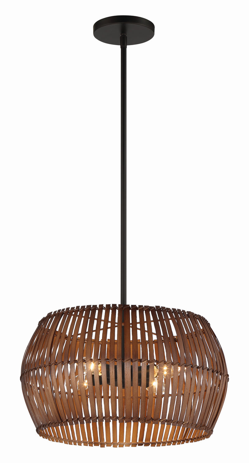 Minka-Lavery - 2164-66A - Four Light Pendant - Brentwood Shore - Coal