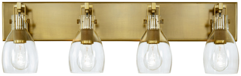 Minka-Lavery - 2274-695 - Four Light Bath Bar - Tiberia - Soft Brass