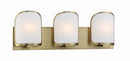 Minka-Lavery - 2453-695 - Three Light Bath - Bishop Crossing - Soft Brass
