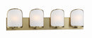 Minka-Lavery - 2454-695 - Four Light Bath - Bishop Crossing - Soft Brass