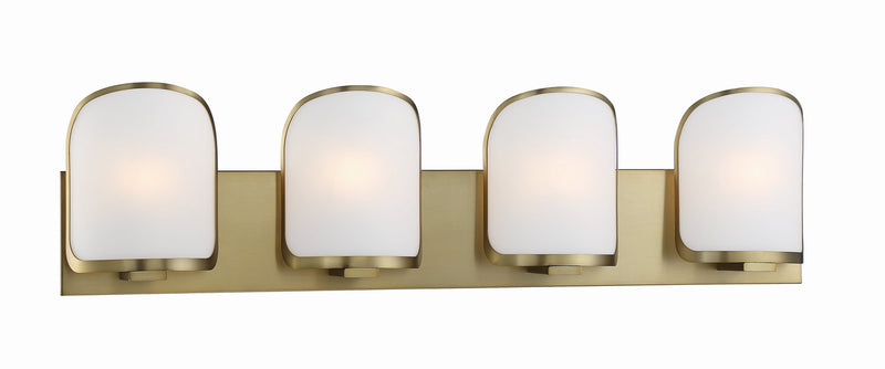 Minka-Lavery - 2454-695 - Four Light Bath - Bishop Crossing - Soft Brass