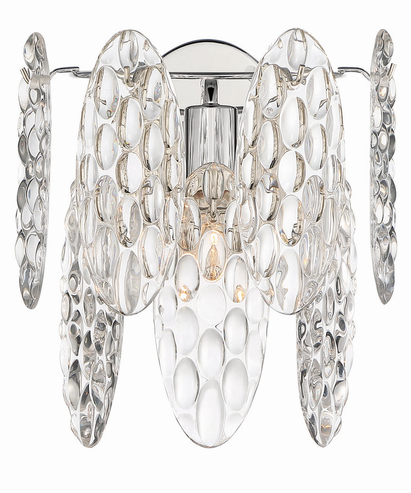 Minka-Lavery - 2483-613 - One Light Wall Sconce - Isabella's Reign - Polished Nickel