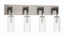 Minka-Lavery - 2894-691 - Four Light Bath - Pullman Junction - Coal w/Brushed Nickel