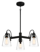Three Light Chandelier<br /><span style="color:#4AB0CE;">Entrega: 4-10 dias en USA</span><br /><span style="color:#4AB0CE;font-size:60%;">PREGUNTE POR ENTREGA EN PANAMA</span><br />Collection: Beckonridge<br />Finish: Coal