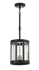 Minka-Lavery - 5490-729 - Three Light Pendant - Majestic Splendor - Sand Coal And Polished Nickel