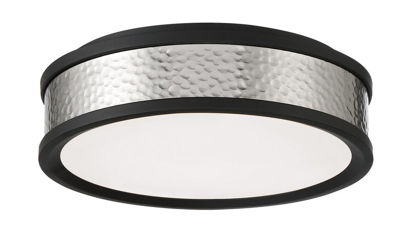 Minka-Lavery - 717-1-691-L - LED Flush Mount - Coal With Brushed Nickel