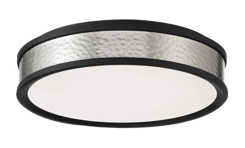 Minka-Lavery - 717-2-691-L - LED Flush Mount - Coal With Brushed Nickel