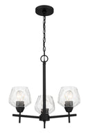 Minka-Lavery - 2173-66A - Three Light Chandelier - Camrin - Coal