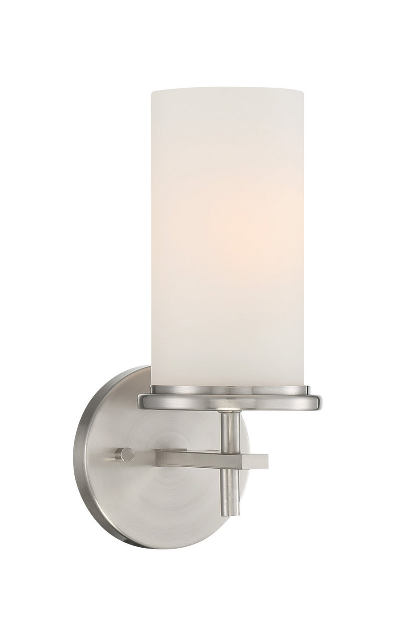 Minka-Lavery - 4091-84 - One Light Bath Bar - Haisley - Brushed Nickel