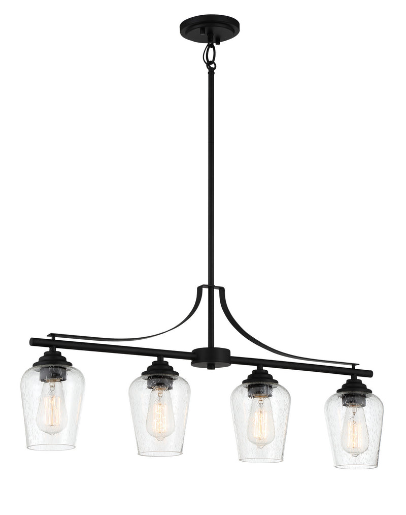 Minka-Lavery - 4924-66A - Four Light Island Pendant - Shyloh - Coal