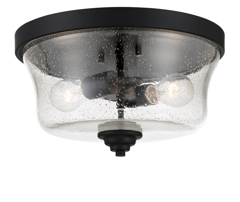 Minka-Lavery - 4927-66A - Two Light Flush Mount - Shyloh - Coal