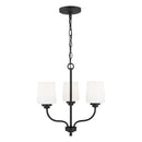 Three Light Chandelier<br /><span style="color:#4AB0CE;">Entrega: 14-15 semanas en USA</span><br /><span style="color:#4AB0CE;font-size:60%;">PREGUNTE POR ENTREGA EN PANAMA</span><br />Collection: Windom<br />Finish: Midnight Black
