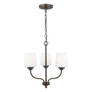 Three Light Chandelier<br /><span style="color:#4AB0CE;">Entrega: 4-10 dias en USA</span><br /><span style="color:#4AB0CE;font-size:60%;">PREGUNTE POR ENTREGA EN PANAMA</span><br />Collection: Windom<br />Finish: Bronze