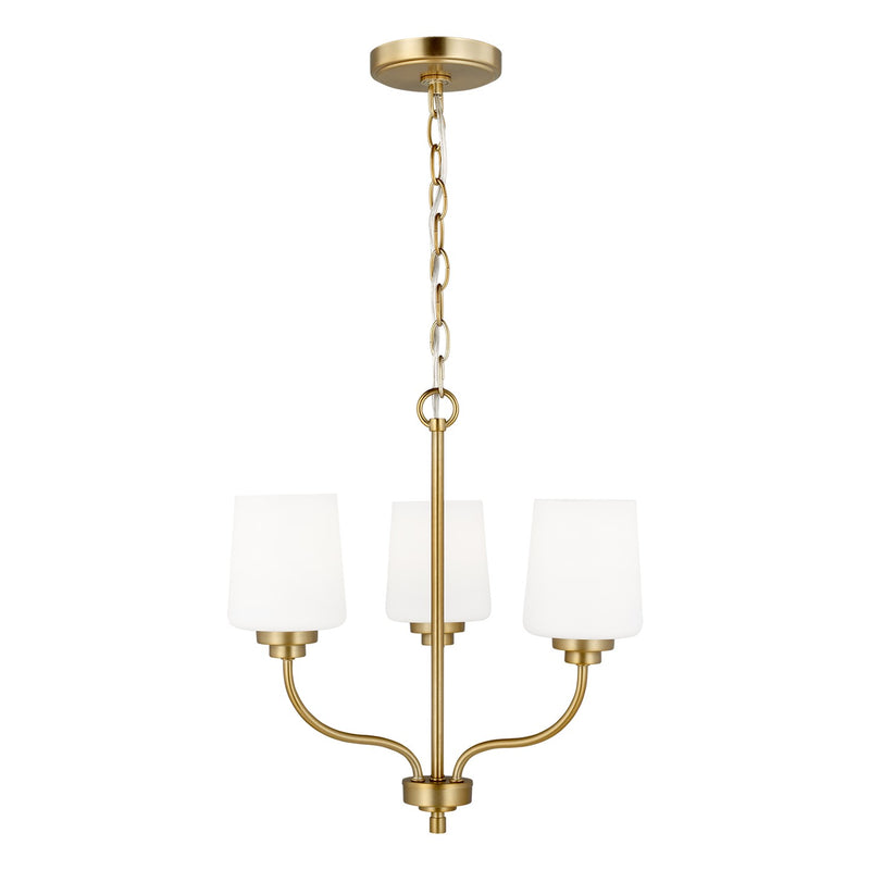 Three Light Chandelier<br /><span style="color:#4AB0CE;">Entrega: 4-10 dias en USA</span><br /><span style="color:#4AB0CE;font-size:60%;">PREGUNTE POR ENTREGA EN PANAMA</span><br />Collection: Windom<br />Finish: Satin Brass