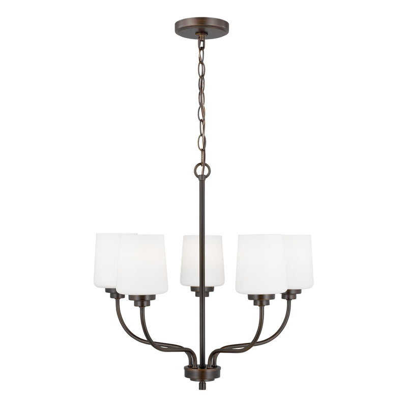 Five Light Chandelier<br /><span style="color:#4AB0CE;">Entrega: 4-10 dias en USA</span><br /><span style="color:#4AB0CE;font-size:60%;">PREGUNTE POR ENTREGA EN PANAMA</span><br />Collection: Windom<br />Finish: Bronze