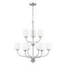 Generation Lighting - 3102809EN3-962 - Nine Light Chandelier - Windom - Brushed Nickel