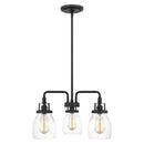 Generation Lighting - 3114503-112 - Three Light Chandelier - Belton - Midnight Black