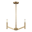 Visual Comfort Studio - 3124303EN-848 - Three Light Chandelier - Vector - Satin Brass
