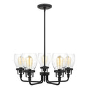 Generation Lighting - 3214505-112 - Five Light Chandelier - Belton - Midnight Black