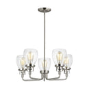 Generation Lighting - 3214505EN7-962 - Five Light Chandelier - Belton - Brushed Nickel