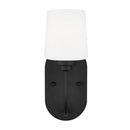 Generation Lighting - 4102801-112 - One Light Wall / Bath Sconce - Windom - Midnight Black