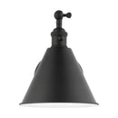 One Light Wall Sconce<br /><span style="color:#4AB0CE;">Entrega: 4-10 dias en USA</span><br /><span style="color:#4AB0CE;font-size:60%;">PREGUNTE POR ENTREGA EN PANAMA</span><br />Collection: Salem<br />Finish: Midnight Black