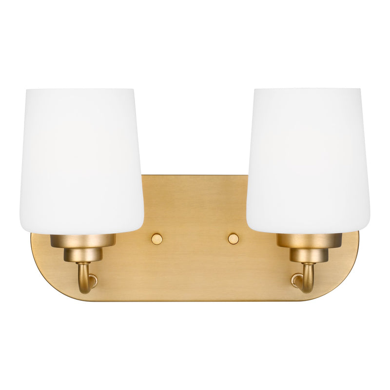 Generation Lighting - 4402802-848 - Two Light Wall / Bath - Windom - Satin Brass