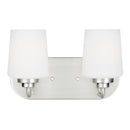Generation Lighting - 4402802-962 - Two Light Wall / Bath - Windom - Brushed Nickel
