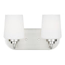 Generation Lighting - 4402802EN3-962 - Two Light Wall / Bath - Windom - Brushed Nickel