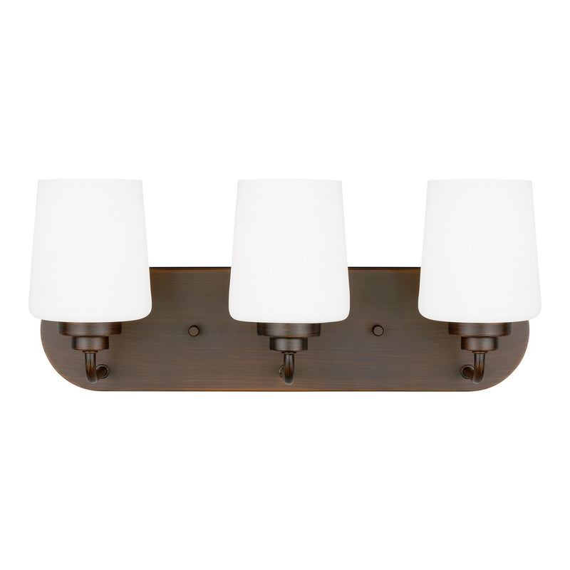 Generation Lighting - 4402803-710 - Three Light Wall / Bath - Windom - Bronze