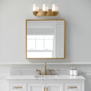 Generation Lighting - 4402803-848 - Three Light Wall / Bath - Windom - Satin Brass