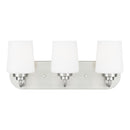 Generation Lighting - 4402803-962 - Three Light Wall / Bath - Windom - Brushed Nickel