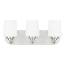 Generation Lighting - 4402803EN3-962 - Three Light Wall / Bath - Windom - Brushed Nickel