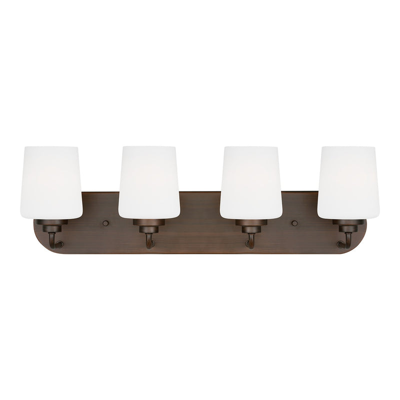 Generation Lighting - 4402804-710 - Four Light Wall / Bath - Windom - Bronze