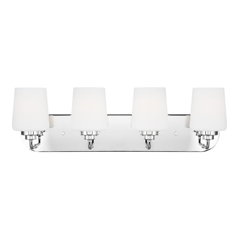 Generation Lighting - 4402804EN3-05 - Four Light Wall / Bath - Windom - Chrome
