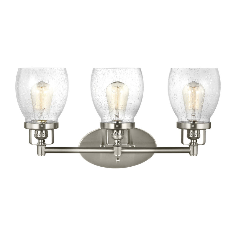 Generation Lighting - 4414503EN7-962 - Three Light Wall / Bath - Belton - Brushed Nickel