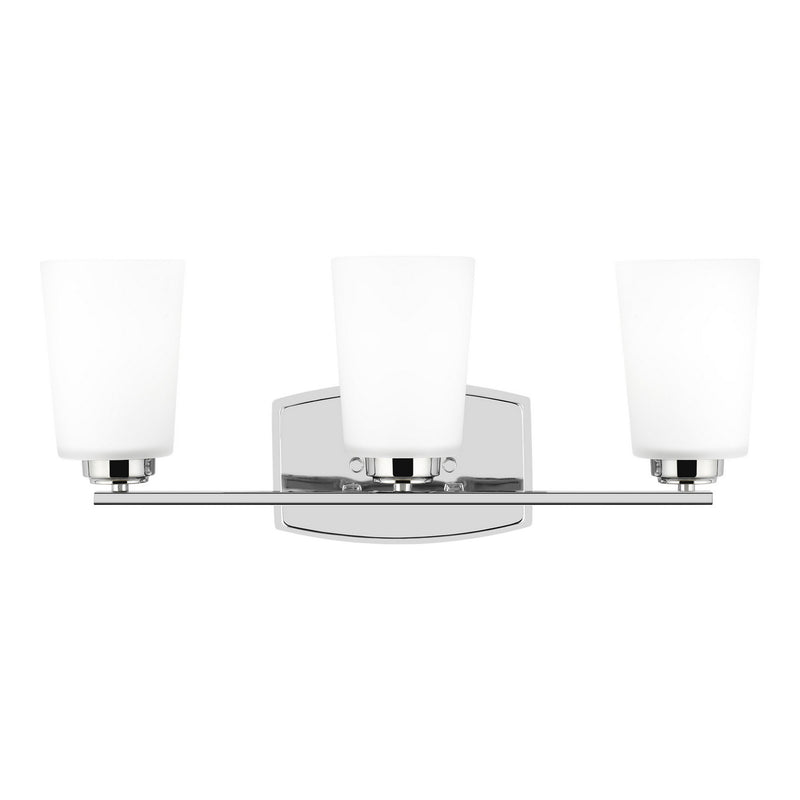 Generation Lighting - 4428903EN3-05 - Three Light Wall / Bath - Franport - Chrome