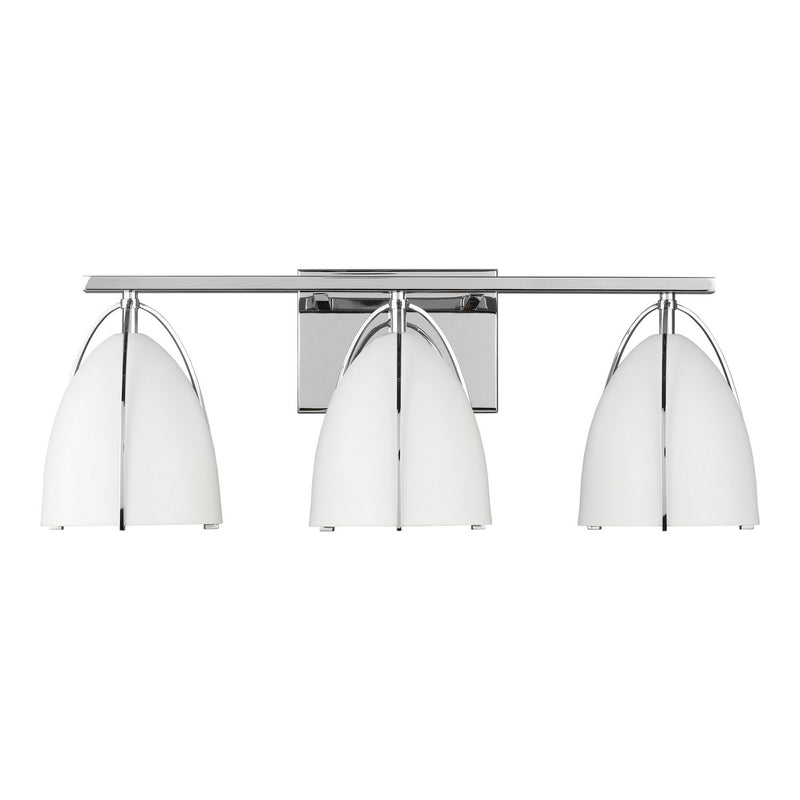 Visual Comfort Studio - 4451803-05 - Three Light Wall / Bath - Norman - Chrome